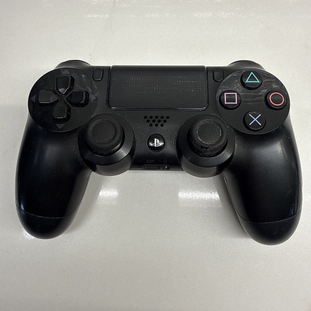 Sony PlayStation 4 PS4 DualShock 4 Wireless Controller Black CUH-ZCT1U Tested